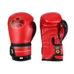 No Boxing No Life Golden Boy Boxing Gloves Junior Extra Thick PU Leather 2-6 oz Red