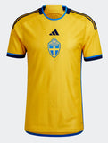 Adidas Men's Sweden 2022 Home Jersey Size S/M