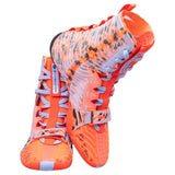 NIKE HYPERKO 3 SE PROFESSIONAL BOXING SHOES BOOTS US 9-10.5 Black Bright Crimson-Aluminum