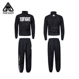 Tofight Sauna Suit Vinyl Sweatsuit Silver M-4XL (SET)