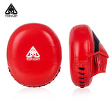 TOFIGHT MUAY THAI BOXEN MMA AIR FOCUS MITTS PADS PAAR Rot 
