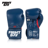 Fight Day JDM01 MUAY THAI BOXING GLOVES Microfiber 6-16 oz Blue