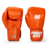 Fight Day TYM-01C MUAY THAI BOXING GLOVES Microfiber kids 4-6 oz Orange