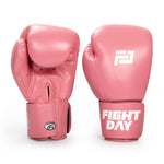 Fight Day TYM-01C MUAY THAI BOXING GLOVES Microfiber 8-14 oz Pink