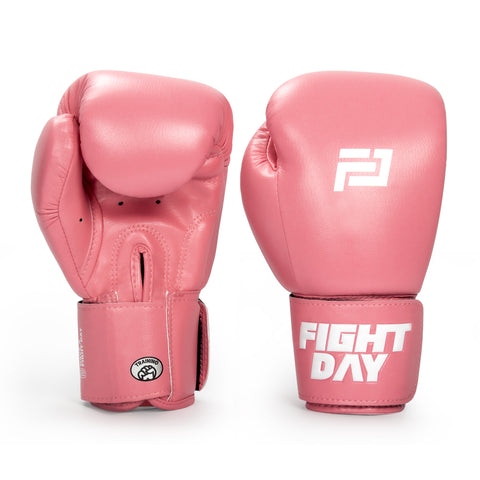 Fight Day TYM-01C MUAY THAI BOXING GLOVES Microfiber kids 4-6 oz Pink