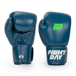 Fight Day TYM-01C MUAY THAI BOXING GLOVES Microfiber 8-16 oz Blue