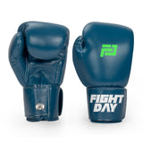 Fight Day TYM-01C MUAY THAI BOXING GLOVES Microfiber 8-16 oz Blue