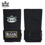 RAJA RPPK-6 MUAY THAI BOXING QUICK GEL HANDSCHUHE HANDBANDAGEN XS-L Schwarz