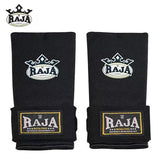 RAJA RPPK-6 MUAY THAI BOXING QUICK GEL HANDSCHUHE HANDBANDAGEN XS-L Schwarz