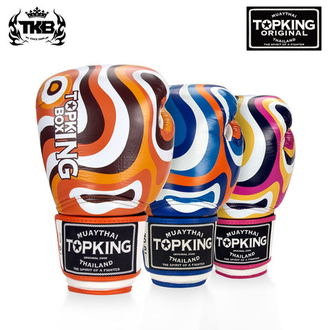 Top King TKBGLV MUAY THAI BOXING GLOVES 8-16 oz 3 Colours