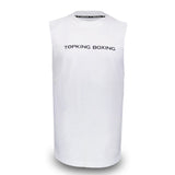 TOP KING TKSLS-029 MUAY THAI BOXING TANK TOP Size S-XXL White
