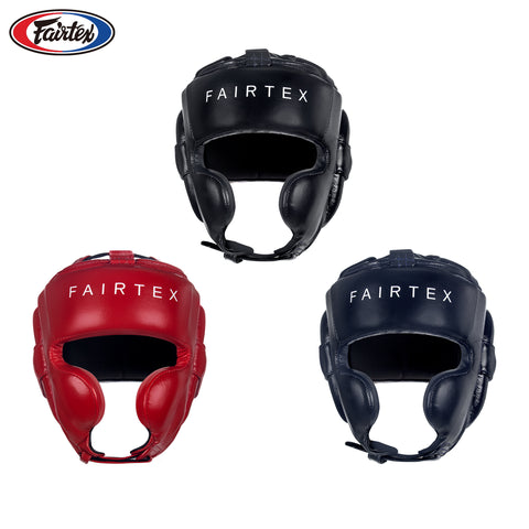 FAIRTEX HG18 SPARRING HEADGEAR HEAD GUARD PROTECTOR S-XL 3 Colours
