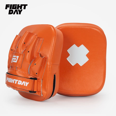 FIGHT DAY SBL-02W PUNCHING FOCUS MITTS PADS ORANGE