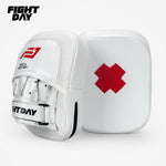 FIGHT DAY SBL-02Y PUNCHING FOCUS MITTS PADS WHITE