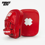 FIGHT DAY SBL-02Y PUNCHING FOCUS MITTS PADS RED
