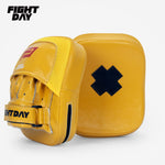 FIGHT DAY SBL-02Y PUNCHING FOCUS MITTS PADS YELLOW