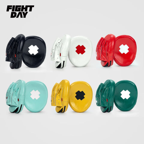 FIGHT DAY SBL-04W BOXING PUNCHING FOCUS MITTS PADS VARY COLOURS