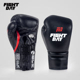 FIGHTDAY ZYS01 PROFESSIONAL COMPETITION MUAY THAI BOXING GLOVES LACE UP Microfiber 8-14 oz 4 Colours