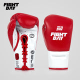 FIGHTDAY ZYS01 PROFESSIONAL COMPETITION MUAY THAI BOXING GLOVES LACE UP Microfiber 8-14 oz 4 Colours