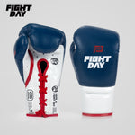 FIGHTDAY ZYS01 PROFESSIONAL COMPETITION MUAY THAI BOXING GLOVES LACE UP Microfiber 8-14 oz 4 Colours