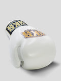 SKS EMPIRE VELCRO MUAY THAI BOXING GLOVES 8-16 OZ WHITE