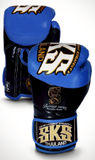 SKS Empire Scarlet Noir Hook and Loop Boxing Gloves 8-16 OZ Black Blue