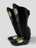 SKS Empire Muay Thai Shinguards Size S-L Black