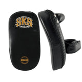 SKS EMPIRE COMPACT CURVE MUAY THAI KICKING PADS Size M/L Black