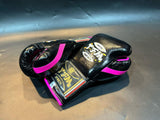 TFM RL5 HANDMADE PROFESSIONAL BOXING GLOVES 10 oz Black Purple