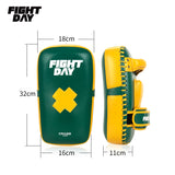 FIGHT DAY JBL01 MUAY THAI BOXING MMA KICK PADS PAIR 32 x 18 x 11 cm 6 Colours
