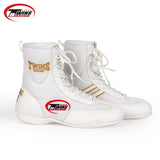 TWINS SPIRIT TBSD1 BOXING SHOES BOXING BOOTS EUR 37-46 BLACK/WHITE