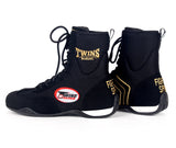 TWINS SPIRIT TBSD1 BOXING SHOES BOXING BOOTS EUR 37-46 BLACK/WHITE
