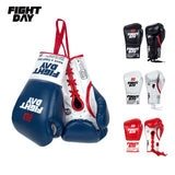 FIGHTDAY ZYS02 PROFESSIONAL COMPETITION MUAY THAI BOXING GLOVES LACE UP Microfiber 8-16 oz 4 Colours