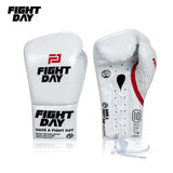 FIGHTDAY ZYS02 PROFESSIONAL COMPETITION MUAY THAI BOXING GLOVES LACE UP Microfiber 8-16 oz 4 Colours