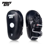 FIGHT DAY SBL06 MUAY THAI BOXING MMA PUNCHING FOCUS MITTS KICK PADS Black