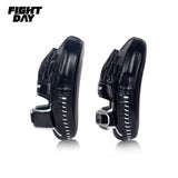 FIGHT DAY SBL06 MUAY THAI BOXING MMA PUNCHING FOCUS MITTS KICK PADS Black