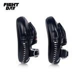FIGHT DAY SBL06 MUAY THAI BOXING MMA PUNCHING FOCUS MITTS KICK PADS Black