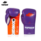 TOFIGHT PROFESSIONAL COMPETITIONS MUAY THAI BOXHANDSCHUHE KLETTVERSCHLUSS 8-14 oz Schwarz