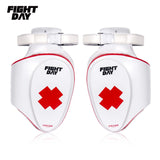 FAIRTEX TP3 Deluxe Oberschenkelschutzpolster für Muay Thai Boxen MMA Sparring Erwachsene Leder Größe frei schwarz 
