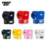 Fight Day MGV1 MUAY THAI BOXHANDSCHUHE Mikrofaser 8-16 oz Rosarot