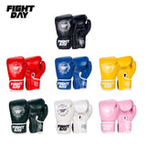 Fight Day MGV1 MUAY THAI BOXHANDSCHUHE Mikrofaser 8-16 oz Rosarot