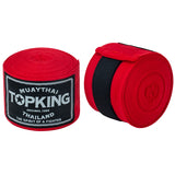 TOP KING TKHW 1 MUAY THAI BOXING HANDWRAPS BAUMWOLLE ELASTISCH 5 m verschiedene Farben 