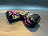 TFM RL5 HANDMADE PROFESSIONAL BOXING GLOVES 10 oz Black Purple