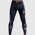 Venum-05262-108 x TEKKEN 8 Paul Phoenix Spats Size S-XXL Black Blue