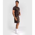 UFC Fusion by Venum Fight Week Men's Performance Short Sleeve Rashguard M-XL Earthen Brown