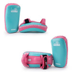 YOKKAO FREE STYLE KICKING PADS Leather Blue Pink