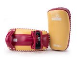 YOKKAO FREE STYLE KICKING PADS Leather Yellow Red