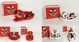 Cultural Art Chinese Traditional Miniature Lion Dance Handicraft Car Decorative 8 x 7 x 9 cm 2 Colours