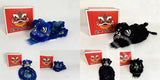 Cultural Art Chinese Traditional Miniature Lion Dance Handicraft Car Decorative 8 x 7 x 9 cm 2 Colours