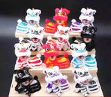 Cultural Art Chinese Traditional Miniature Lion Dance Handicraft Car Decorative 9.5 x 5 x 9.5 cm 8 Colours Left/Right